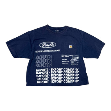 MITS Crop Import-Export T-Shirt -  Navy (S-XL) C001