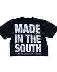 MITS Crop Import-Export T-Shirt -  Black (M-XL) C006