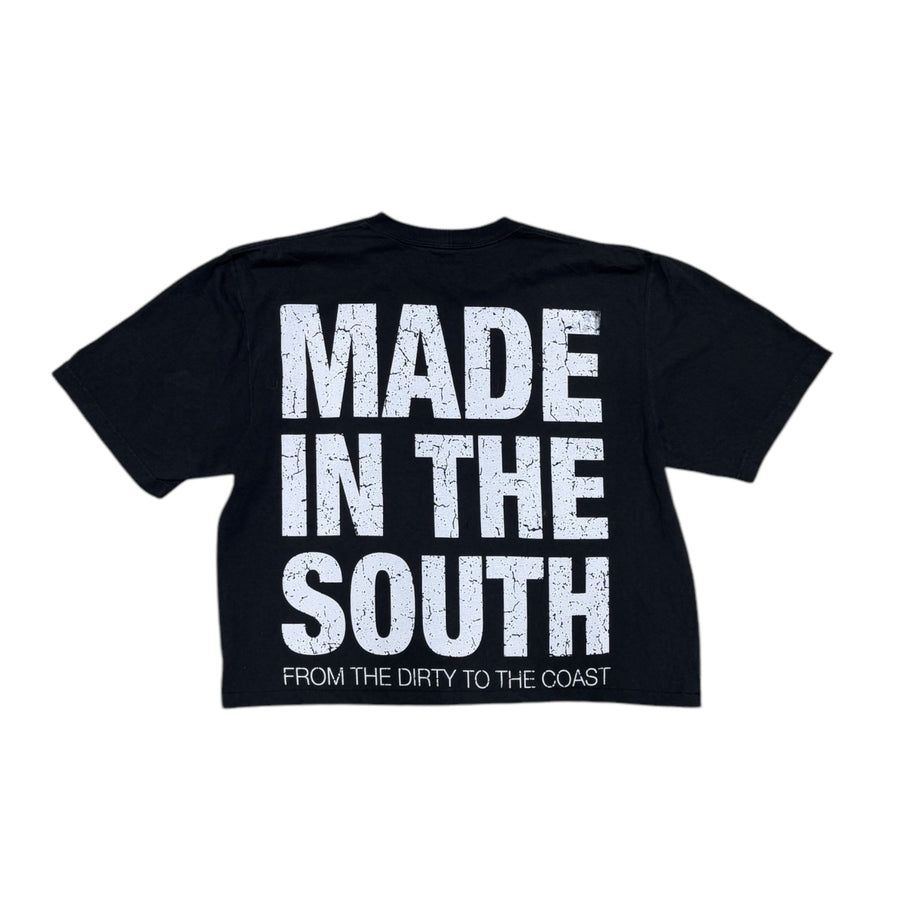 MITS Crop Import-Export T-Shirt -  Black (M-XL) C006