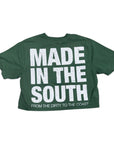 MITS Crop Import-Export T-Shirt - Heather Green (XXL) C023