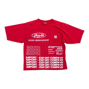 MITS Crop Import-Export T-Shirt - Red (M) C030