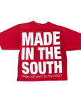 MITS Crop Import-Export T-Shirt - Red (M) C030