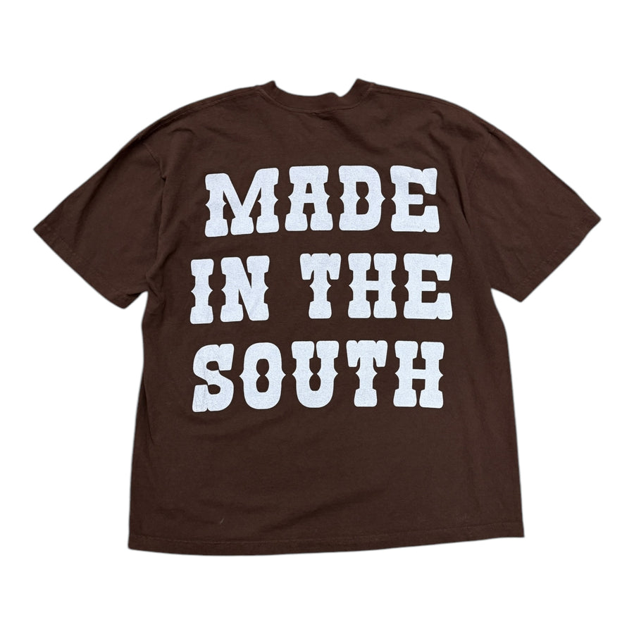 MITS I Just Left Houston T- Shirt- Brown (XL)