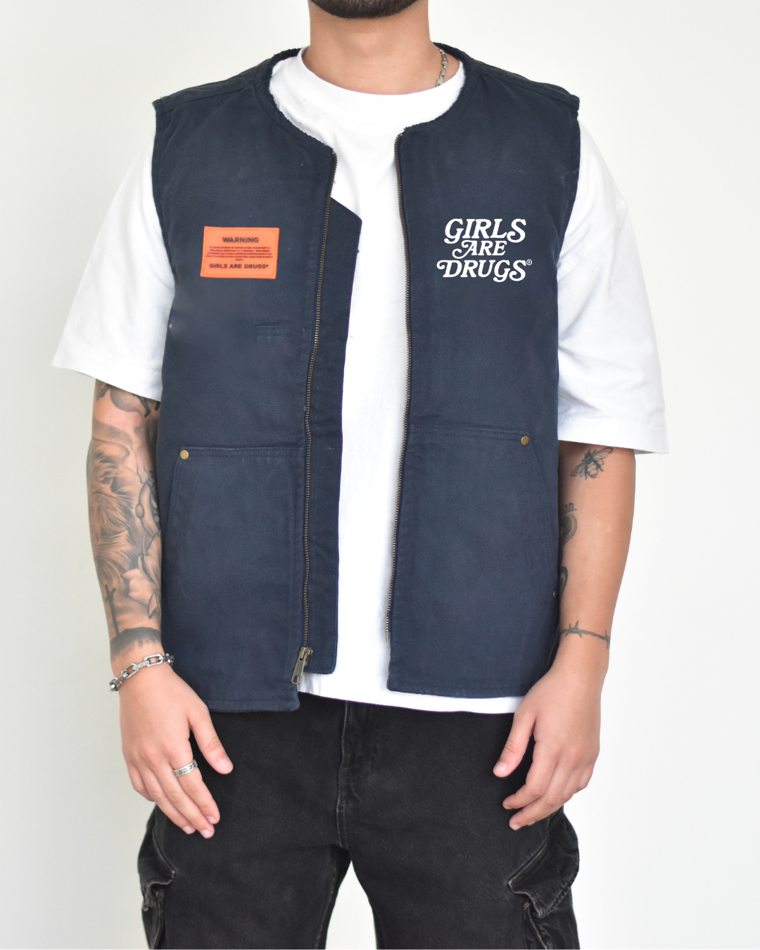 MITS®️x GAD®️ Utility Work Vest - Navy (S-XXXL)