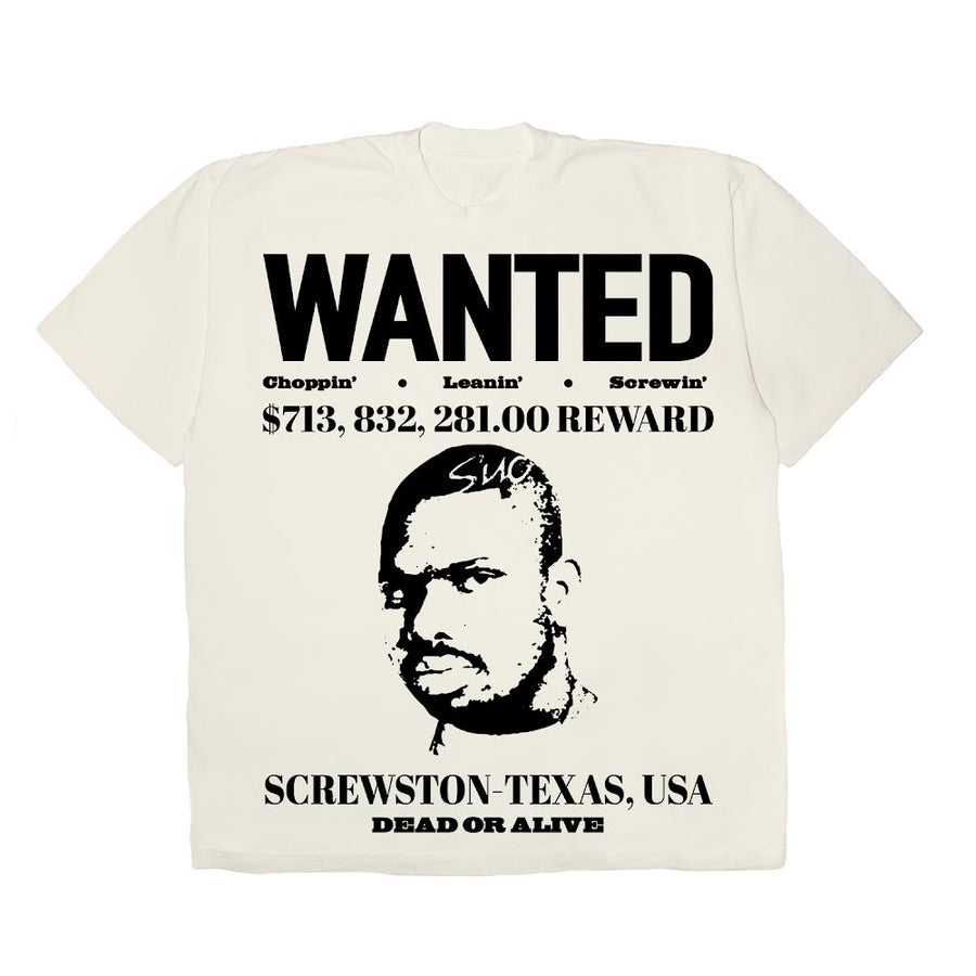 WANTED DEAD OR ALIVE T-SHIRT - SCREW